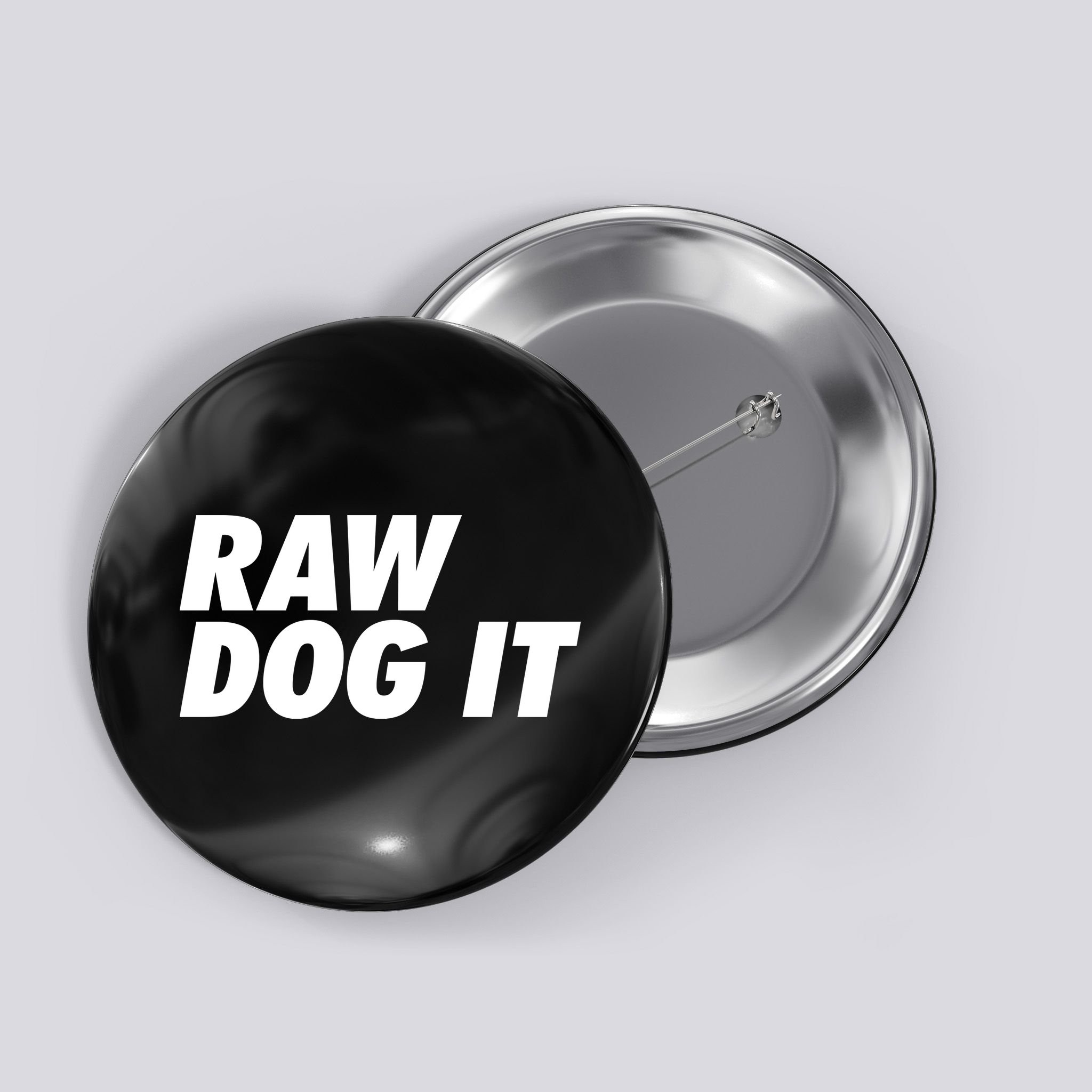 Israel Adesanya Raw Dog It Button