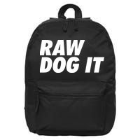 Israel Adesanya Raw Dog It 16 in Basic Backpack