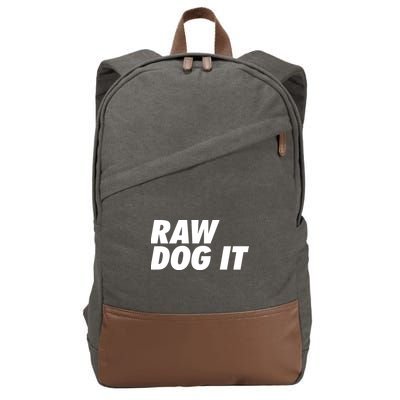 Israel Adesanya Raw Dog It Cotton Canvas Backpack