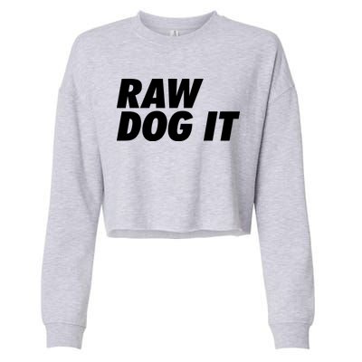 Israel Adesanya Raw Dog It Cropped Pullover Crew
