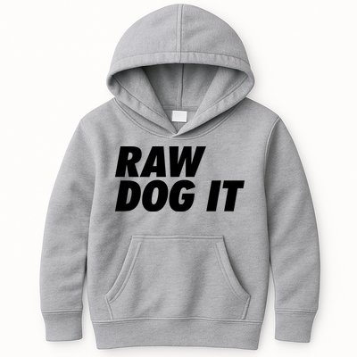Israel Adesanya Raw Dog It Kids Hoodie