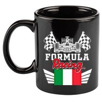 Italian Auto Race Italy Flag Formula Racing Car Blueprint Meaningful Gift 11oz C Handle Ceramic Mug