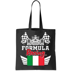 Italian Auto Race Italy Flag Formula Racing Car Blueprint Meaningful Gift Tote Bag