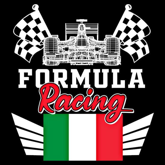 Italian Auto Race Italy Flag Formula Racing Car Blueprint Meaningful Gift Toddler Hoodie