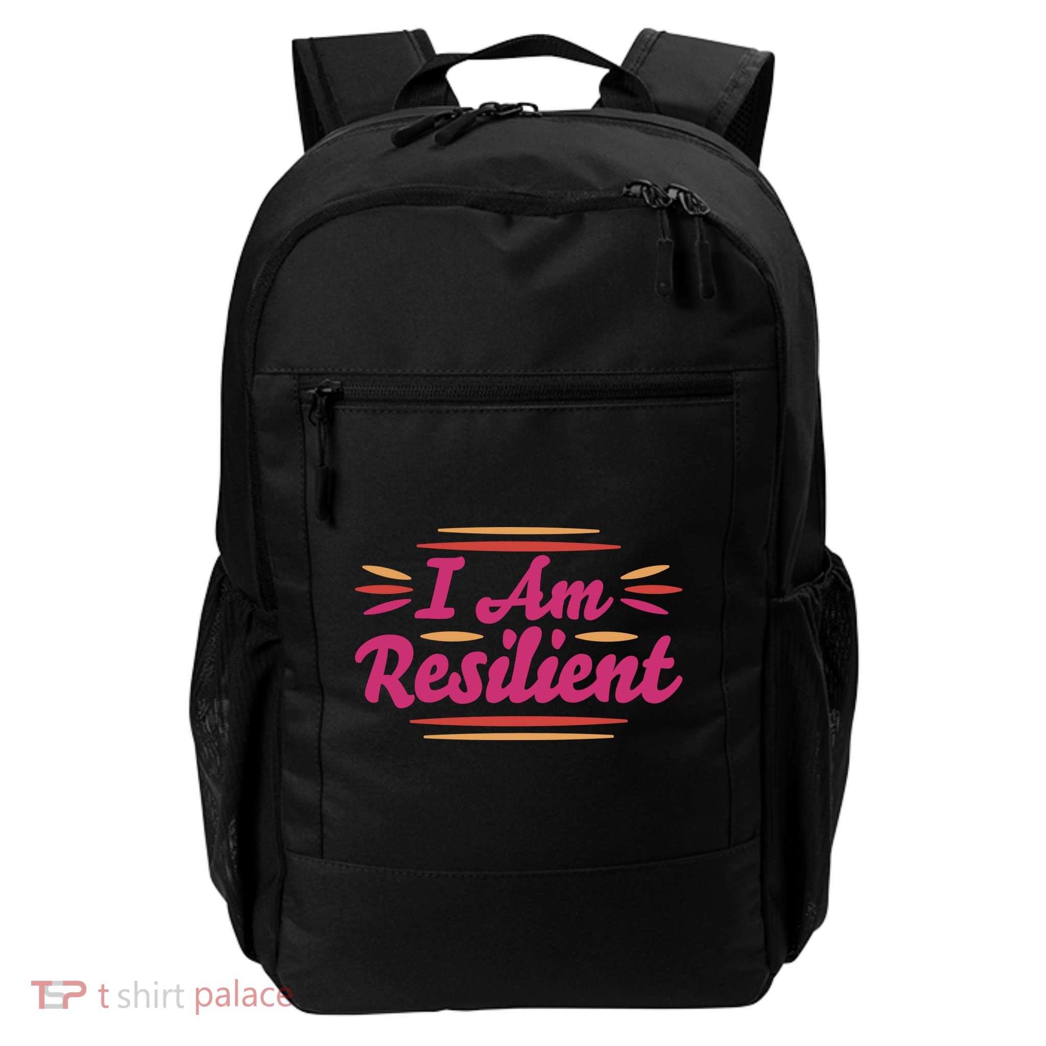 I Am Resilient Quote Backpack