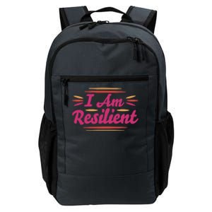 I Am Resilient Quote Daily Commute Backpack