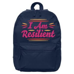 I Am Resilient Quote 16 in Basic Backpack