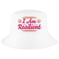 I Am Resilient Quote Cool Comfort Performance Bucket Hat