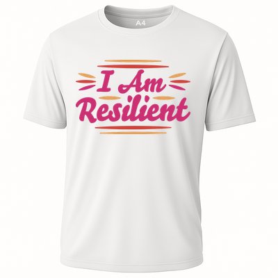 I Am Resilient Quote Performance Shirt