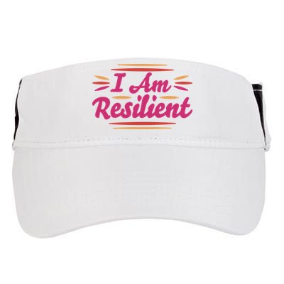 I Am Resilient Quote Adult Drive Performance Visor