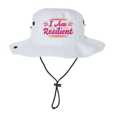 I Am Resilient Quote Bucket Hat