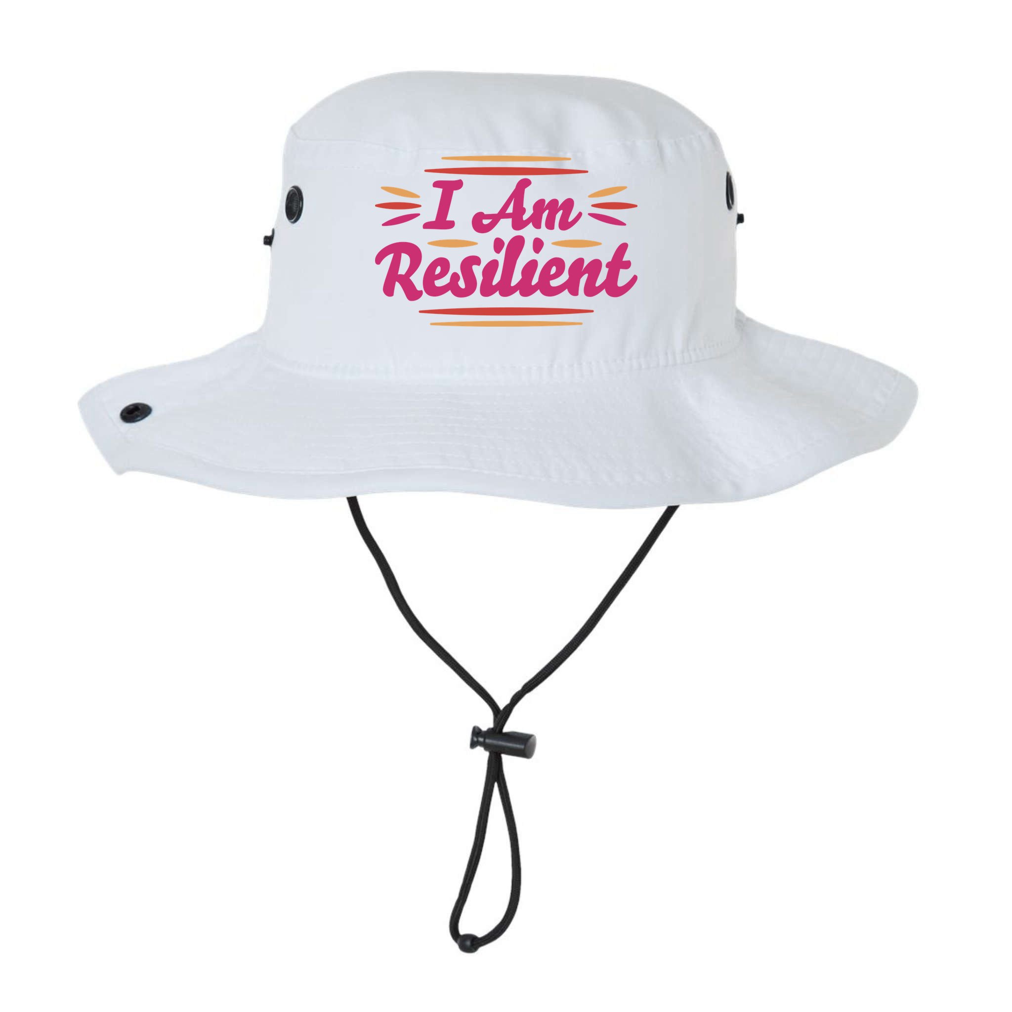 I Am Resilient Quote Bucket Hat
