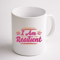 I Am Resilient Quote Coffee Mug