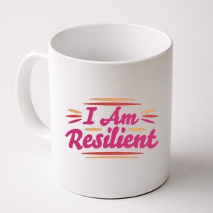 I Am Resilient Quote Coffee Mug