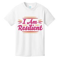 I Am Resilient Quote Kids T-Shirt