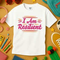 I Am Resilient Quote Kids T-Shirt