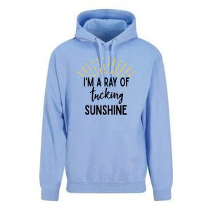 I'm A Ray Of Tucking Sunshine Sun Cute Funny Sayings Class Gift Unisex Surf Hoodie