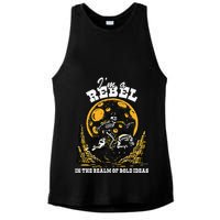 I’M A Rebel In The Realm Of Bold Ideas Funny Design Ladies PosiCharge Tri-Blend Wicking Tank