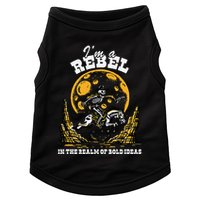 I’M A Rebel In The Realm Of Bold Ideas Funny Design Doggie Tank