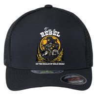 I’M A Rebel In The Realm Of Bold Ideas Funny Design Flexfit Unipanel Trucker Cap