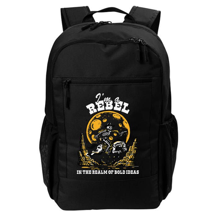 I’M A Rebel In The Realm Of Bold Ideas Funny Design Backpack