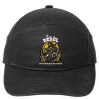 I’M A Rebel In The Realm Of Bold Ideas Funny Design 7-Panel Snapback Hat