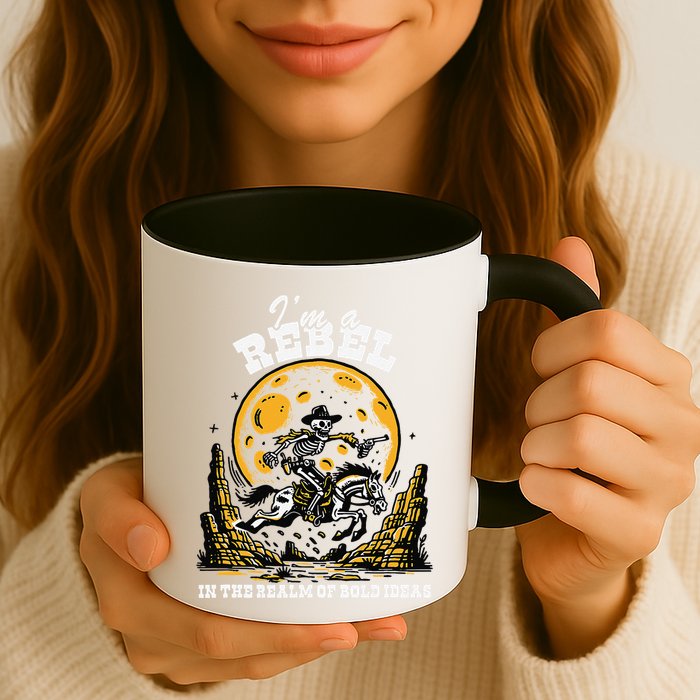 I’M A Rebel In The Realm Of Bold Ideas Funny Design Mug
