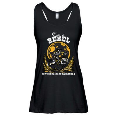 I’M A Rebel In The Realm Of Bold Ideas Funny Design Ladies Essential Flowy Tank