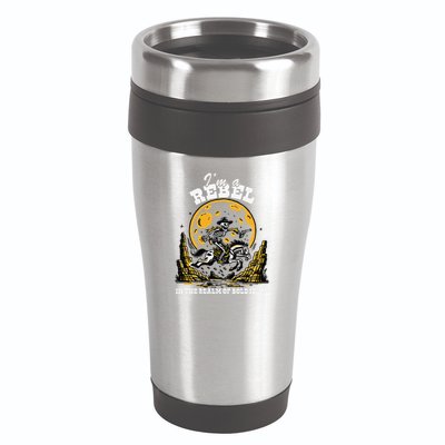 I’M A Rebel In The Realm Of Bold Ideas Funny Design 16oz Travel Tumbler