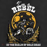 I’M A Rebel In The Realm Of Bold Ideas Funny Design 25L Jumbo Tote