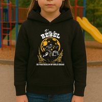 I’M A Rebel In The Realm Of Bold Ideas Funny Design Kids Hoodie