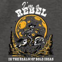 I’M A Rebel In The Realm Of Bold Ideas Funny Design Vector Backpack