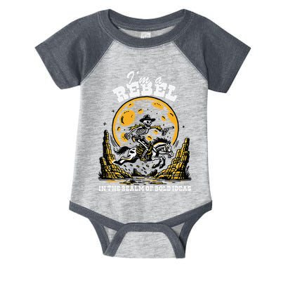 I’M A Rebel In The Realm Of Bold Ideas Funny Design Infant Baby Jersey Bodysuit