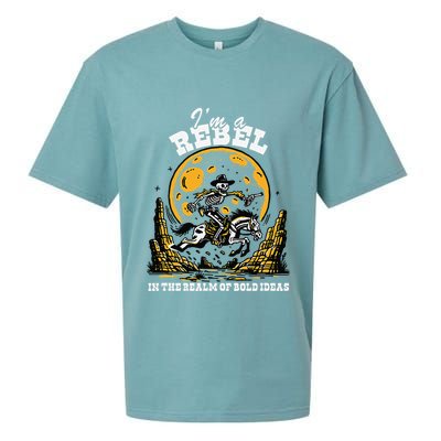 I’M A Rebel In The Realm Of Bold Ideas Funny Design Sueded Cloud Jersey T-Shirt