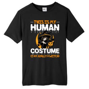 I Am Really A Witch Halloween Tall Fusion ChromaSoft Performance T-Shirt