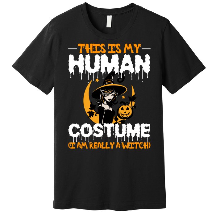 I Am Really A Witch Halloween Premium T-Shirt