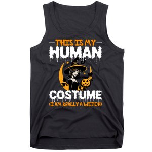 I Am Really A Witch Halloween Tank Top