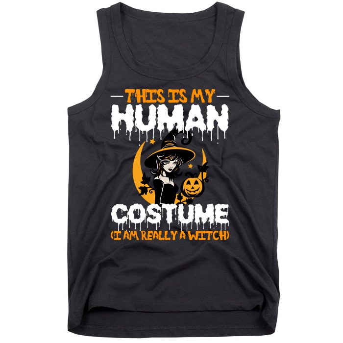 I Am Really A Witch Halloween Tank Top