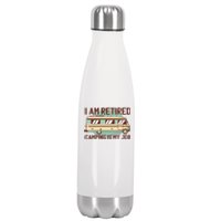 I Am Retired Camping Is My Job Stainless Steel Insulated Water Bottle