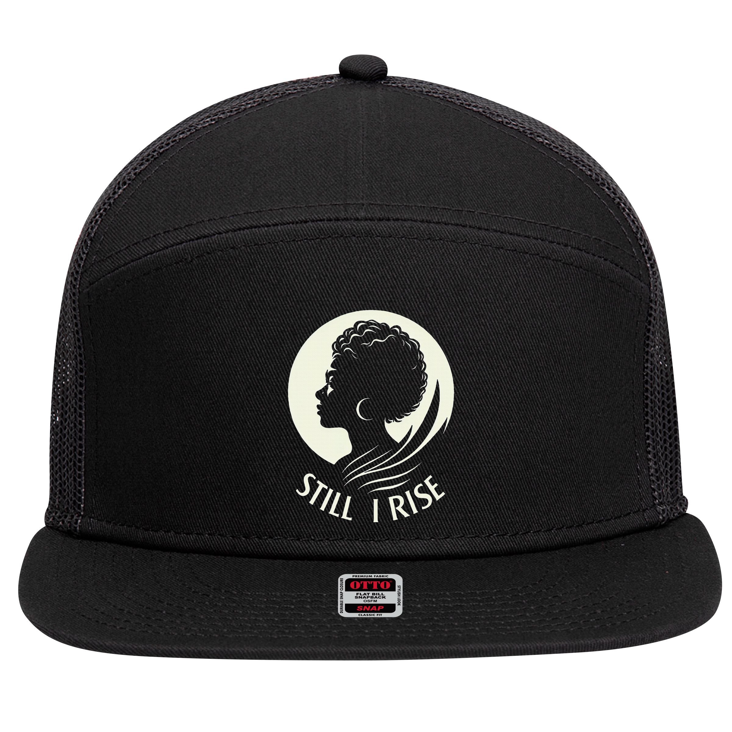 Inspire And Rise Still I Rise Unbreakable Spirit 7 Panel Mesh Trucker Snapback Hat