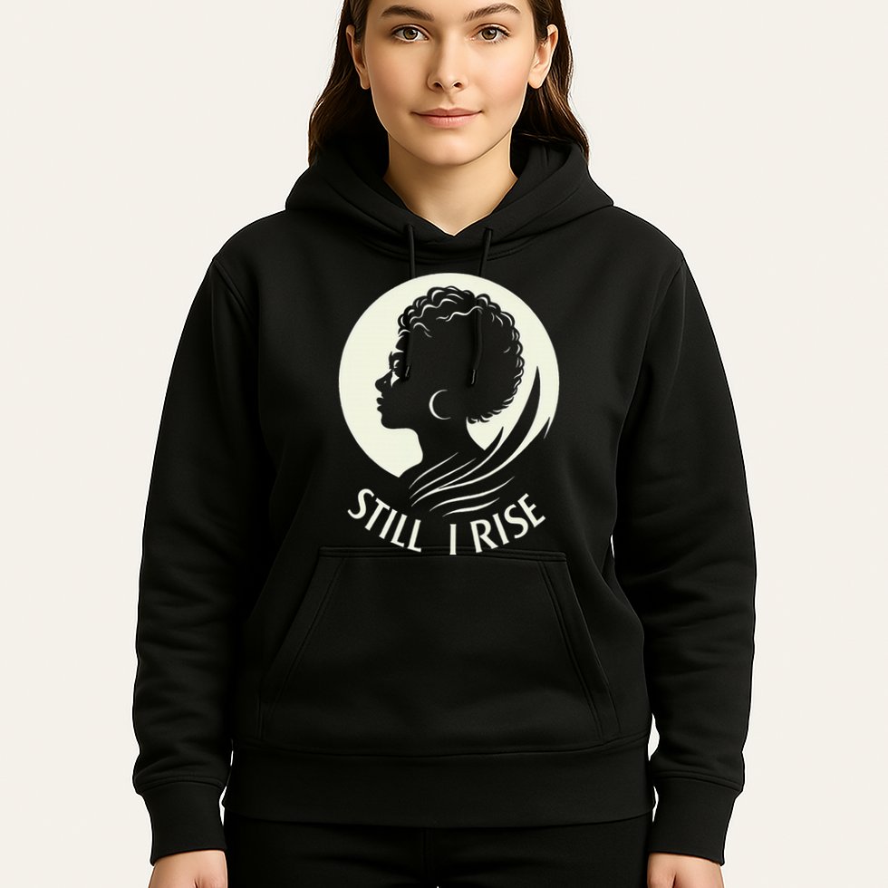 Inspire And Rise Still I Rise Unbreakable Spirit Hoodie