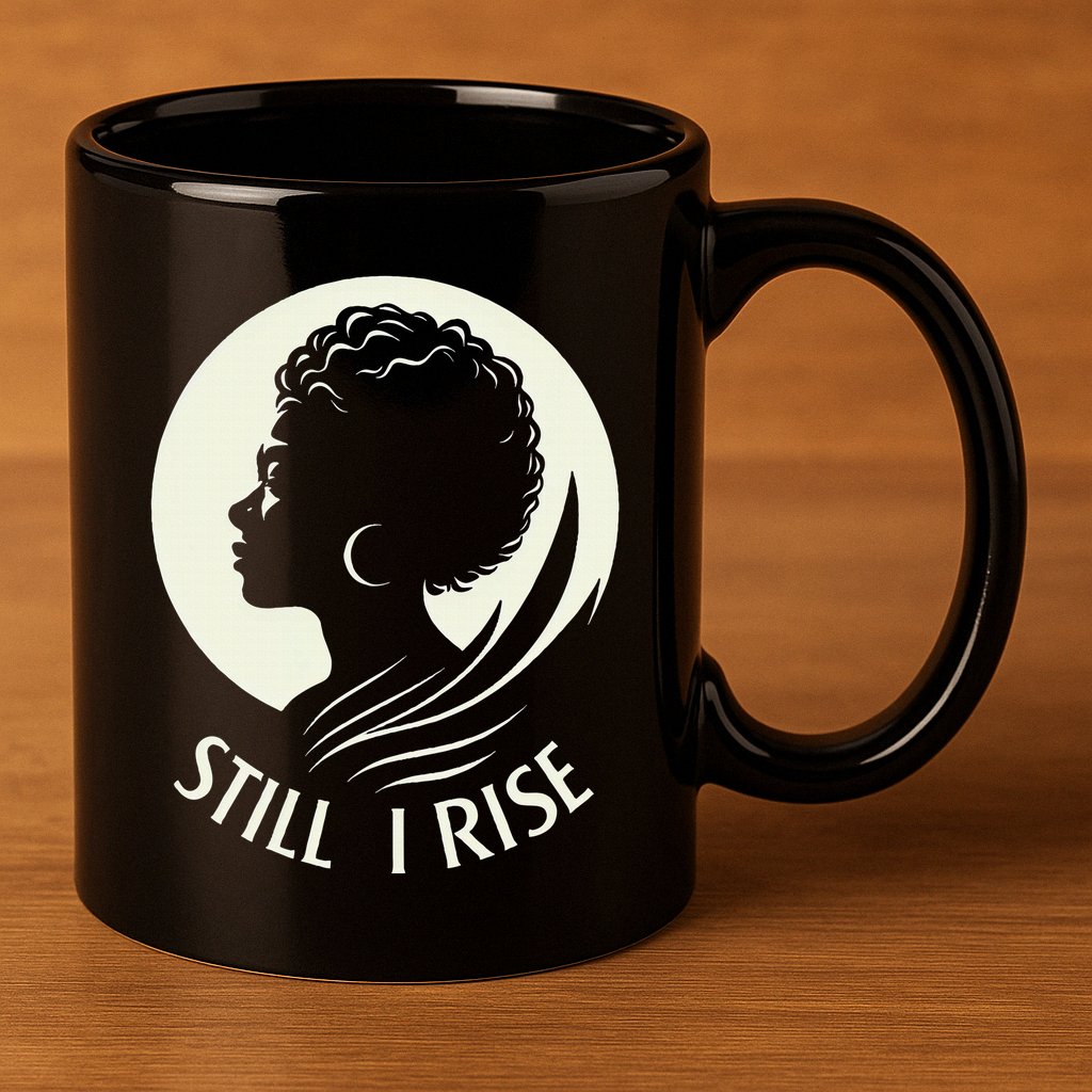 Inspire And Rise Still I Rise Unbreakable Spirit 11oz C Handle Ceramic Mug
