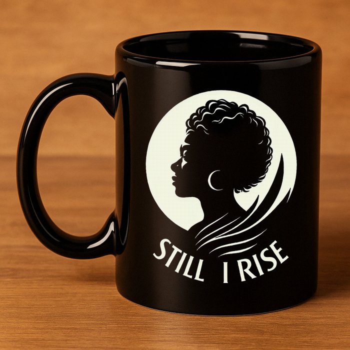 Inspire And Rise Still I Rise Unbreakable Spirit 11oz C Handle Ceramic Mug