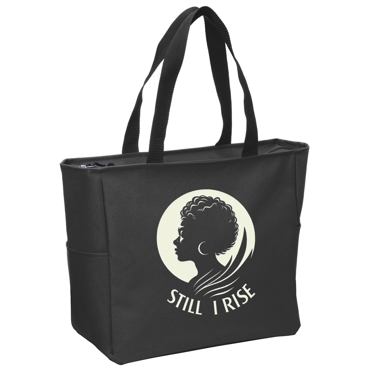 Inspire And Rise Still I Rise Unbreakable Spirit Zip Tote Bag