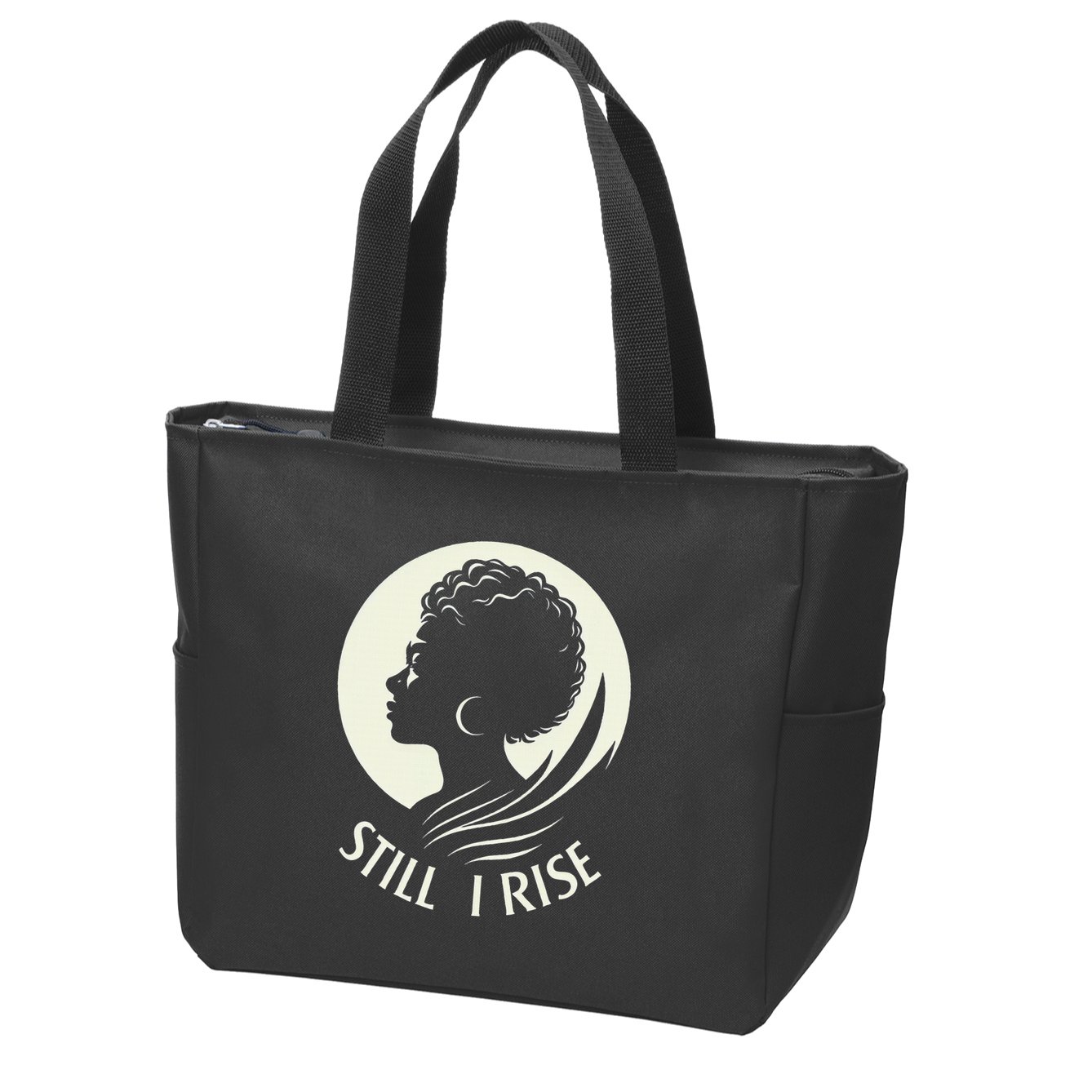 Inspire And Rise Still I Rise Unbreakable Spirit Zip Tote Bag