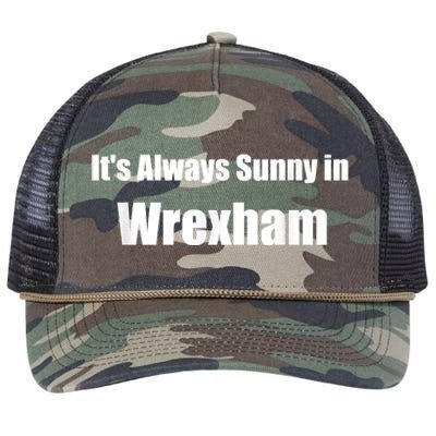 It's Always Sunny In Wrexham Retro Rope Trucker Hat Cap