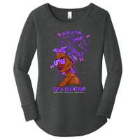 I'm A Survivor Domestic Violence Awareness Black Woman Women's Perfect Tri Tunic Long Sleeve Shirt