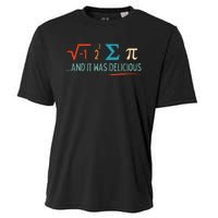 I Ate Some Pie And It Was Delicious I Ate Some Pi Math Cooling Performance Crew T-Shirt