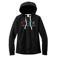 I Ate Some Pie And It Was Delicious I Ate Some Pi Math Women's Fleece Hoodie