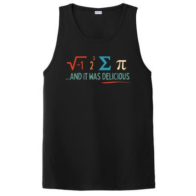 I Ate Some Pie And It Was Delicious I Ate Some Pi Math PosiCharge Competitor Tank